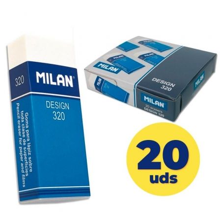 Milan Goma de Borrar CPM320, 20 unidades Milan Goma de Borrar CPM320, 20 unidades